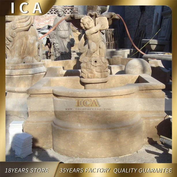 Home Garden Stone Water Fountains Nature Antique Stone Wall Fountain Para Venda