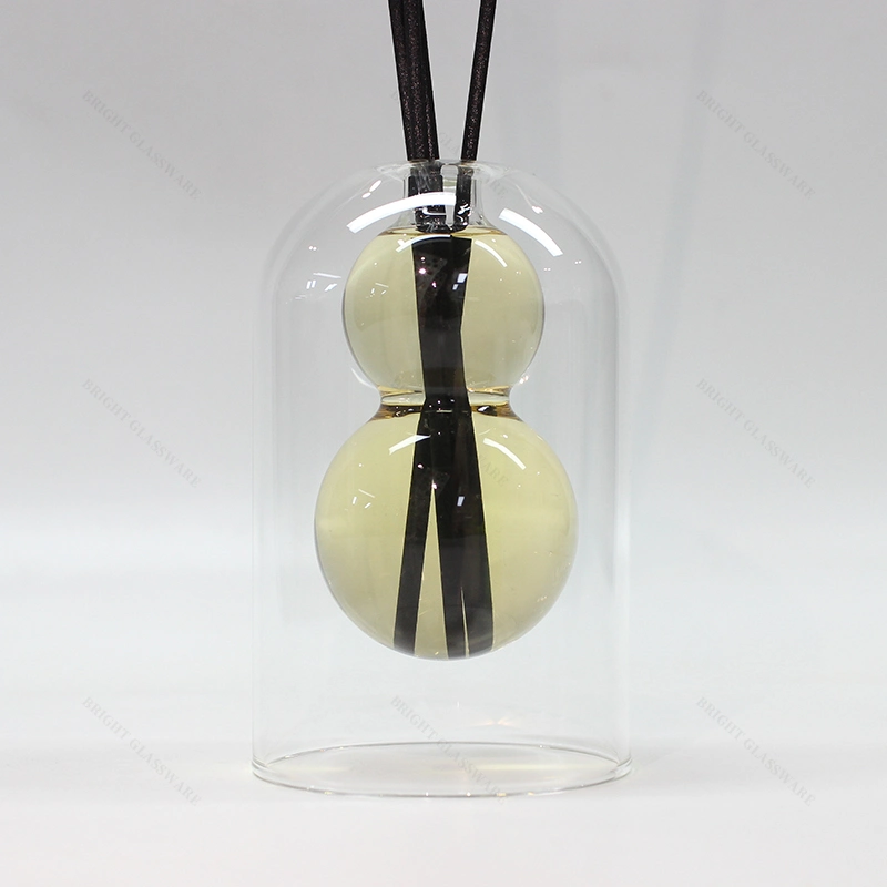 Free Sample Light Luxury Double Layer Borosilicate Glass Diffuser Bottle