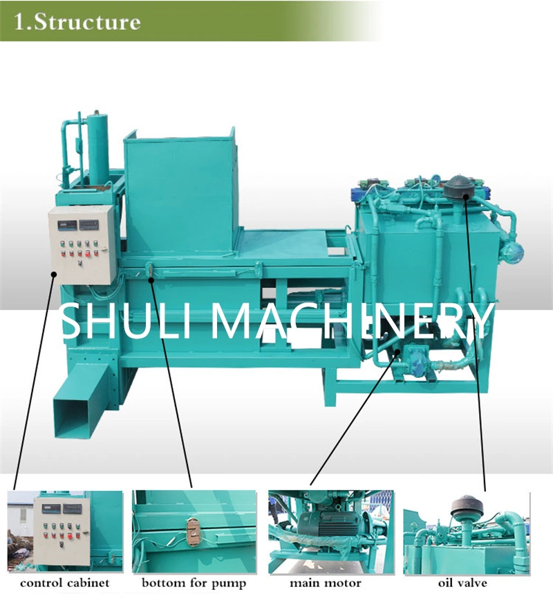 Presse hydraulique du vérin de la ramasseuse-presse de foin les prix de 3 carrés de la presse de foin