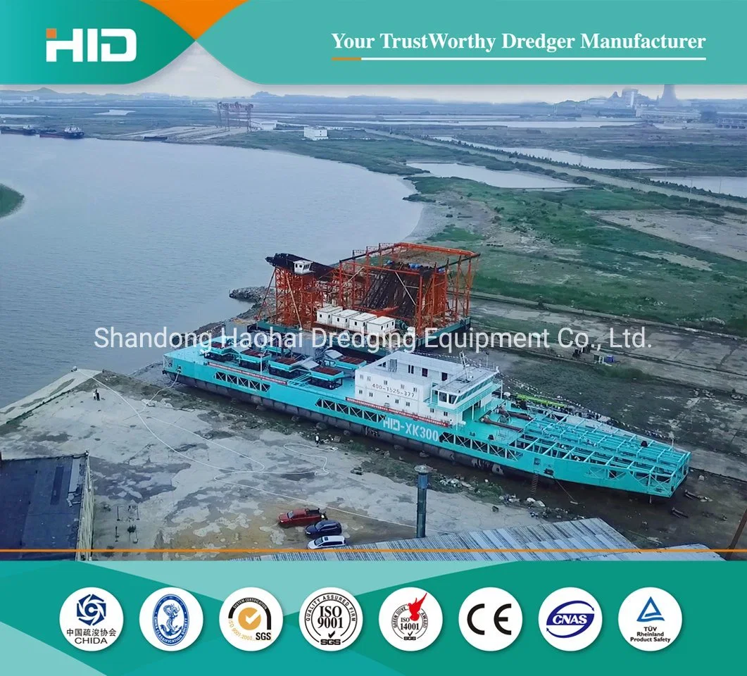 Tin Ore Mining Dredger Equipment with 700tons Handling Capacity