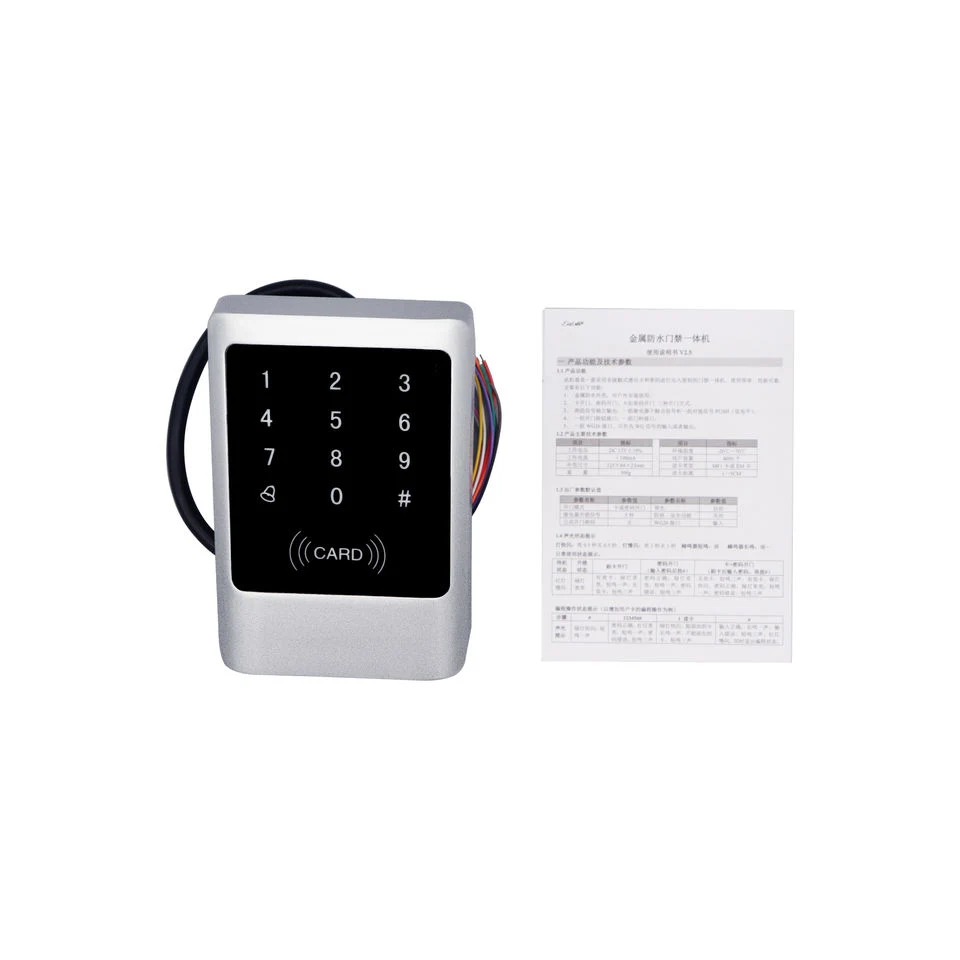 Metal Touch TCP/IP Web Based Touch Keypad Access Control Reader