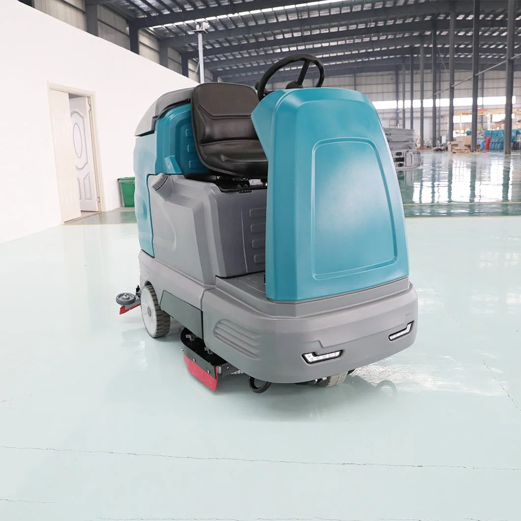 Factory Shopping Mall Washing Car Supermarket Electric Floor Scrubber Mopping Machine