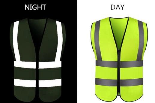 Respirant l'Administration de la sécurité routière WORKWEAR Gilet réfléchissant haute luminosité