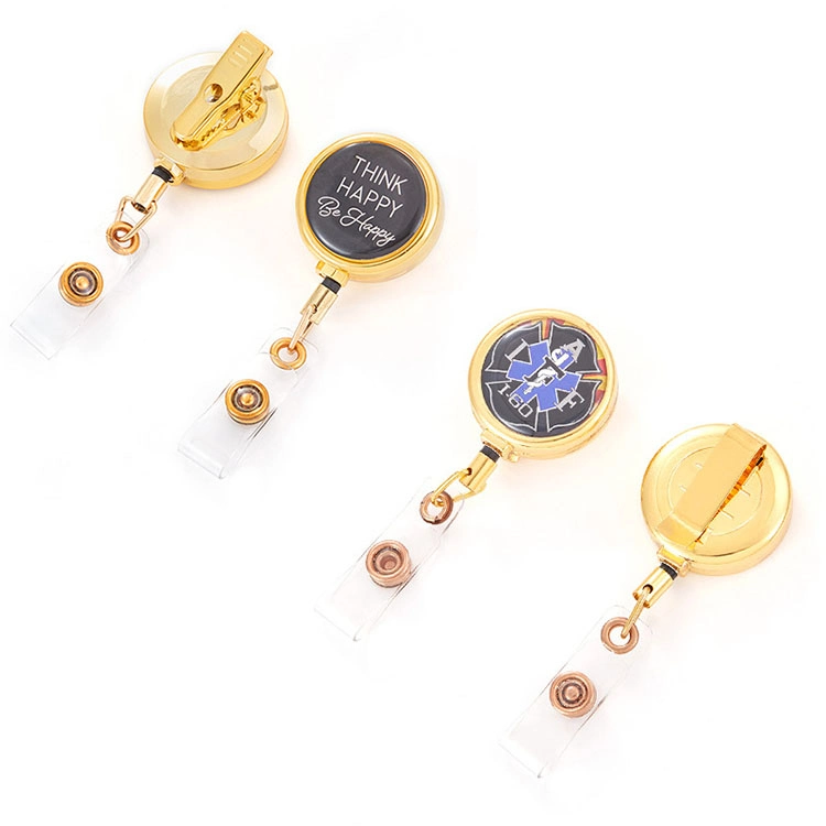 Promotional Yoyo Plastic Retractable with Swivel Clip Wholesale/Supplier ID Card Holder Healthcare Badge Reel Nursing Student Occupational Therapy