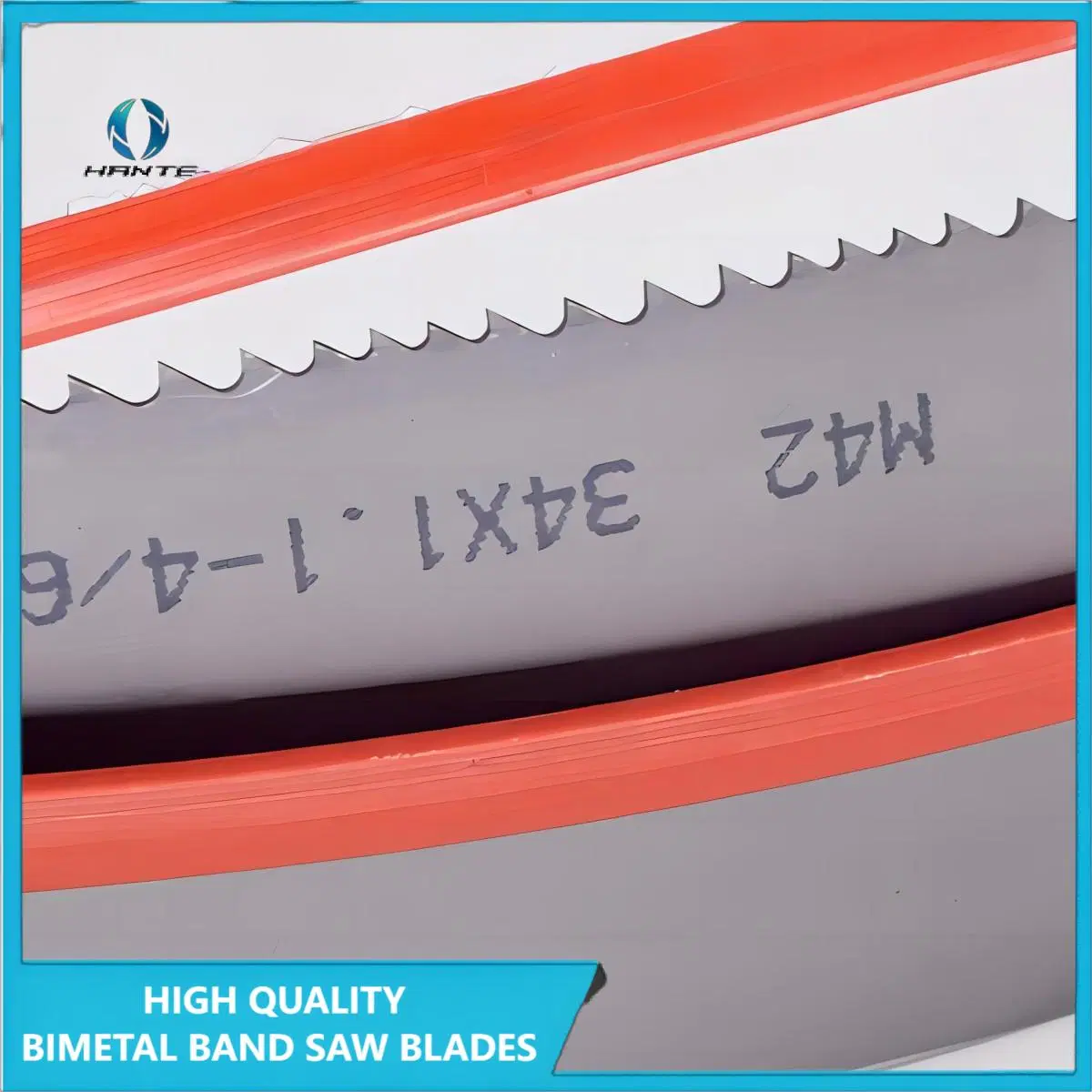 Factory Good Quality 34*1.1mm Band Saw Blade All Purpose Cutting Bandsaw Blade M42/M51 Bi-Metal Bandsaw Blades High Speed Cutting