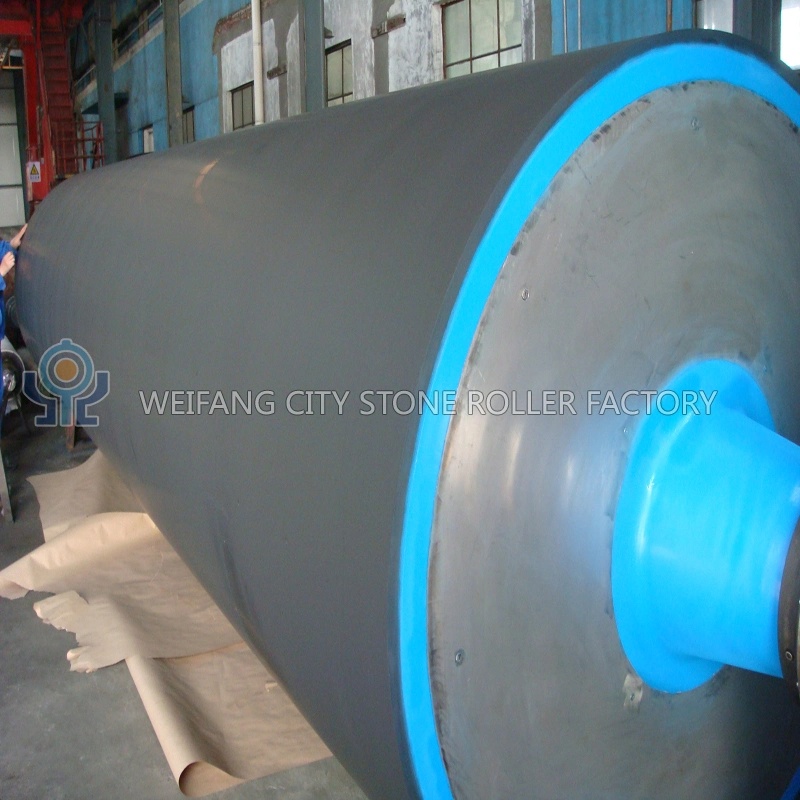 China Manufacturer Roller Trough Idler Roller Carrying Roller Steel Rubber Roller