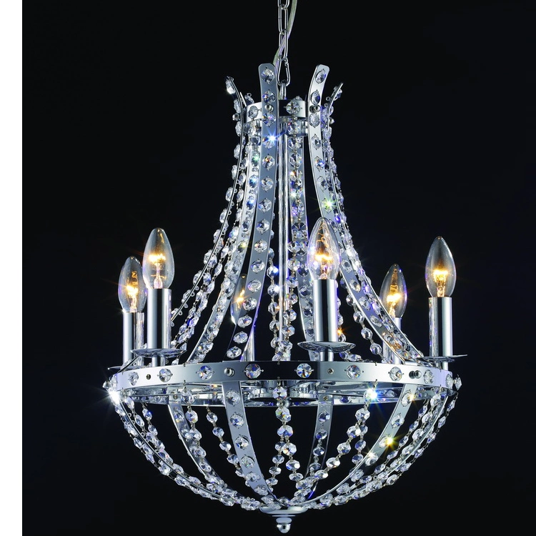 LED Crystal Chandelier E12 E14 Bulb Interior Decoration Lighting Pendant Lamp