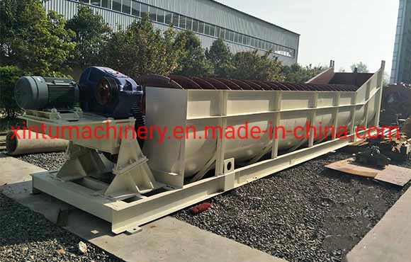 Quality Spiral River Sand Washing Machine 100tph Sand Washing Plant Screw Sand Washer