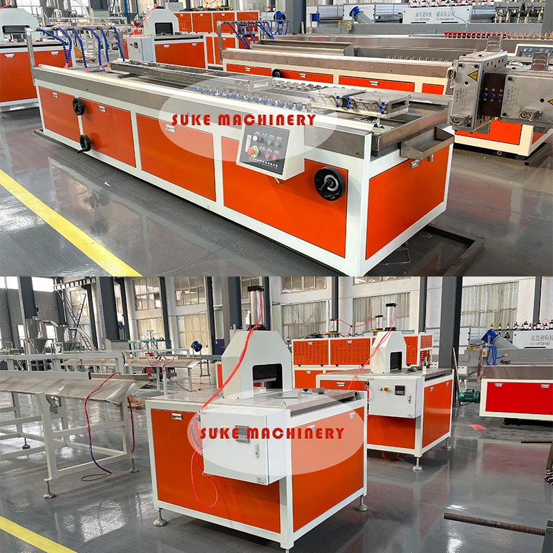 High quality/High cost performance  PVC/ WPC/PE/PP Wood Plastic Profile WPC Board Production Extrusion Machine Line