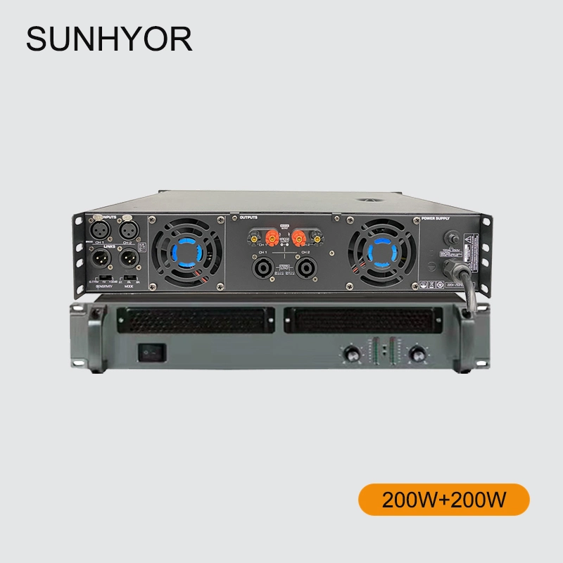 OEM Factory 2 Channel 600W Analog Power Amplifier