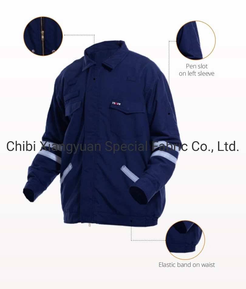 100%Cotton 100% Polyester Nylon Dyed Fabric Fr Clothing Jacket for Industry Safety Uniform