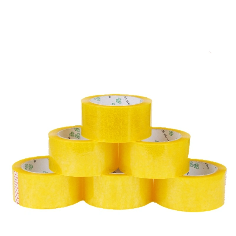 BOPP Wrapping Sealing Shipping Packing Transparent Color Synthetic Rubber Resin Industrial Heavy Duty Packaging Tape