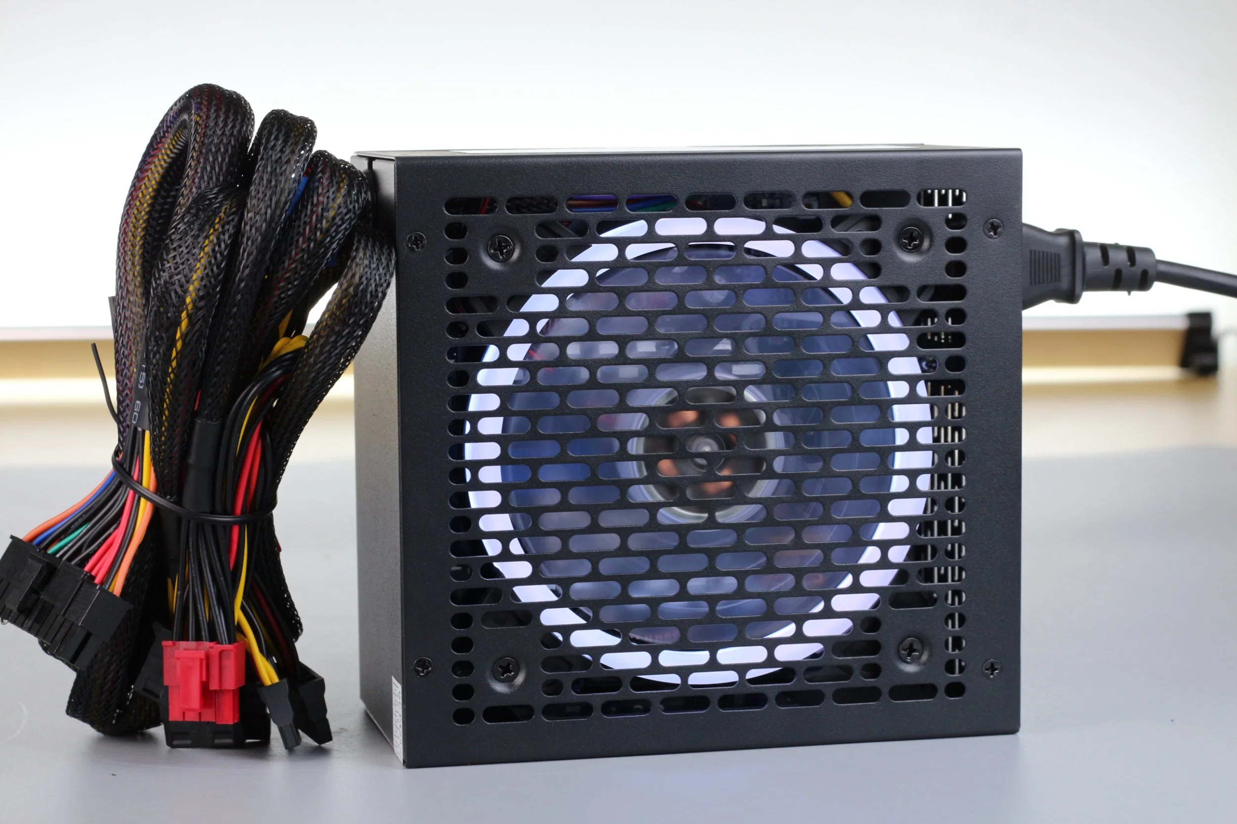 PC Active Pfc Computer Power Supply 12V ATX 350W PSU 120mm RGB Fan Power Supplies