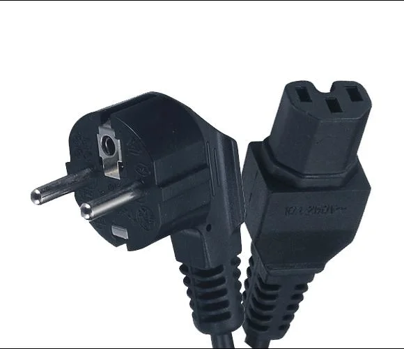 European Three Pins AC Power Plug