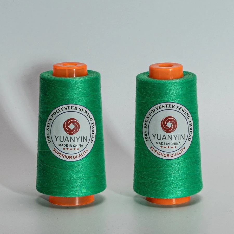 Spun Polyester Sewing for Clothes, Tfo Quality, 40s/2. Green Polyester Sewing Thread