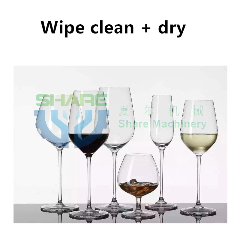 Brush Electric Glass Cup Polish Dryer Polishing Wine Glass up Polisher