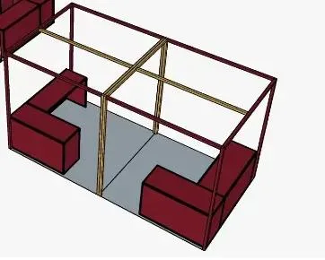 Easy Set-up Aluminum Modular Booth Standard Display Racks