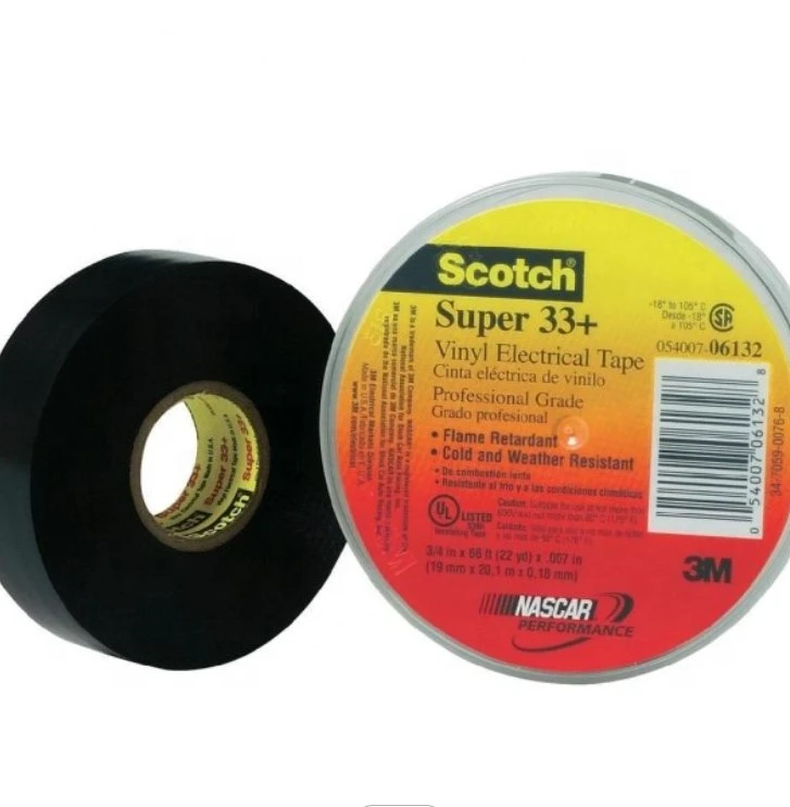 3m Brand Super 33+ Vinyl Electrical Tape Made of Durable PVC