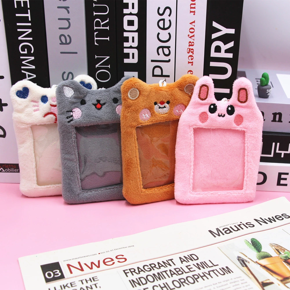 Cute Fur Card Cover Case Photocard Holder