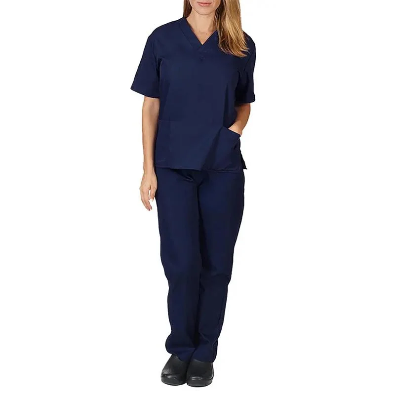 Mulheres Medical esfrega confortável Hospital uniformes elegante Silício Silk tecido