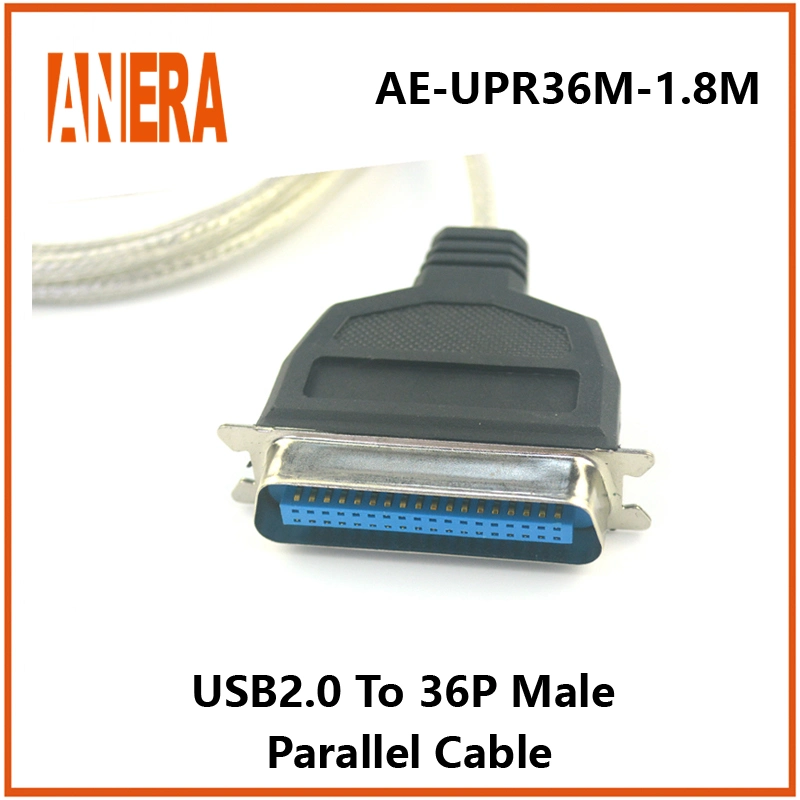 كبل طباعة من نوع USB إلى طرف USB متوازي 1284 من الطراز القديم كبل بيانات الطابعة Cn36 pin