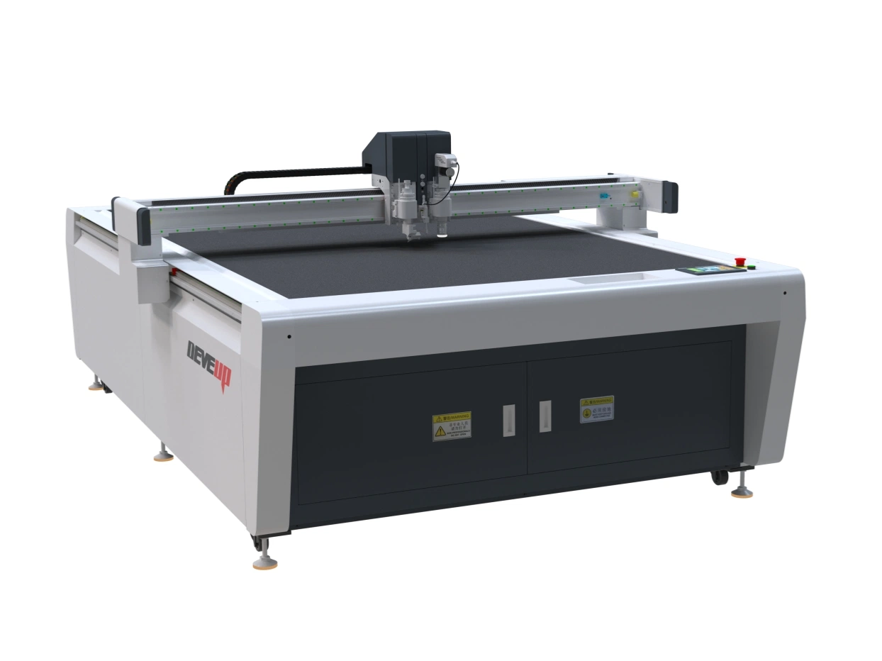 Oscillating Knife Laser CNC Digital Cutter for EVA EPE PE PVC Foam Sponge Cotton Honeycomb Corrugated Cardboard Paper Fabric Leather Gasket Cutting