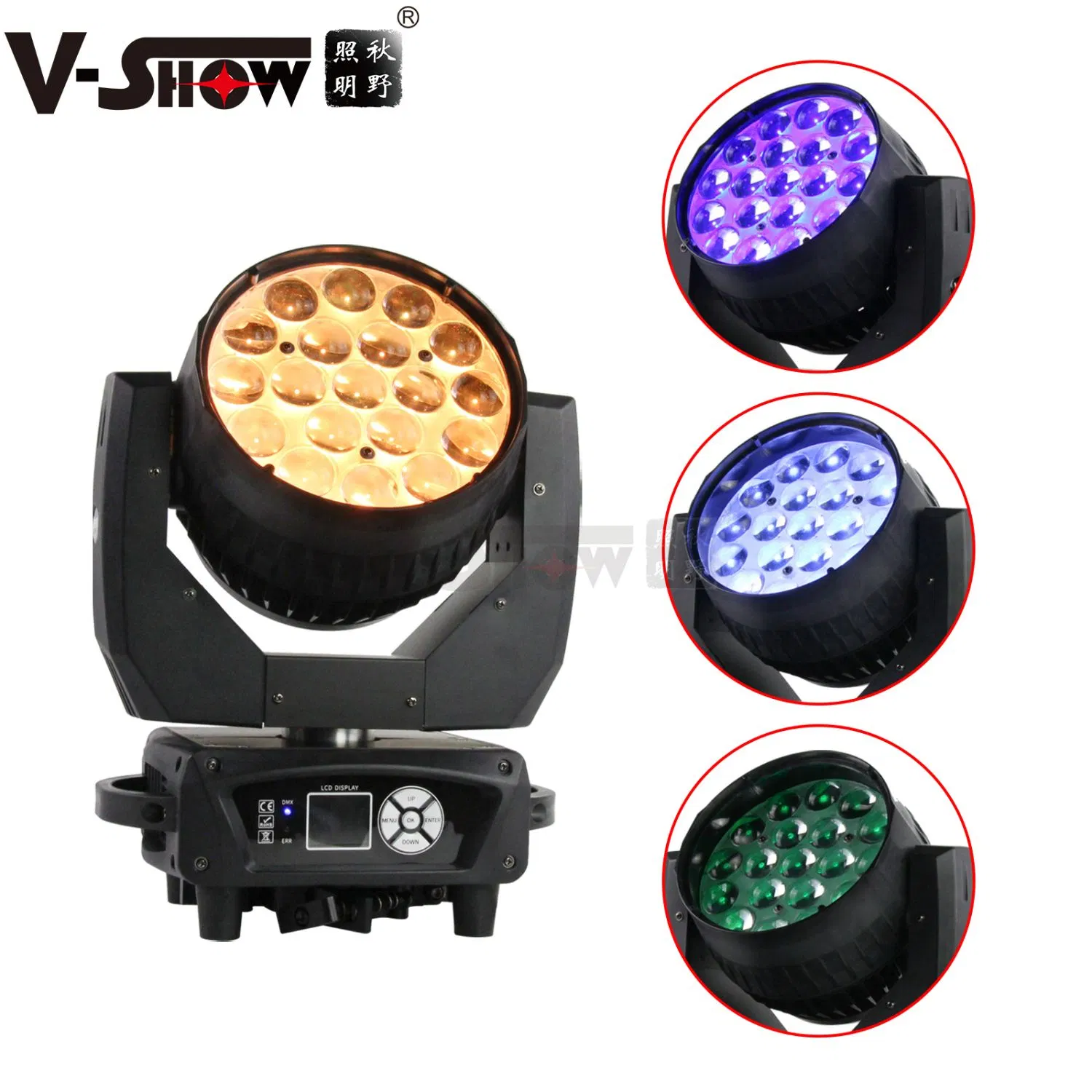 V-Show Aura1915 Disco Moving Head Stage Light