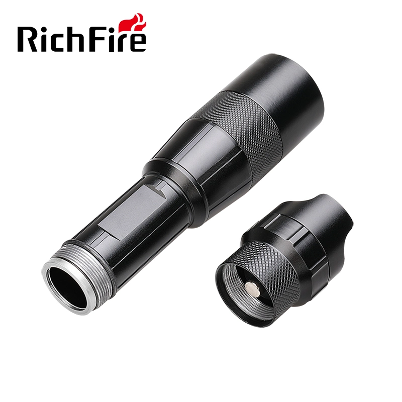 مصباح LED الأحمر Richfire قابل للشحن 180 لومن مصباح الوميض