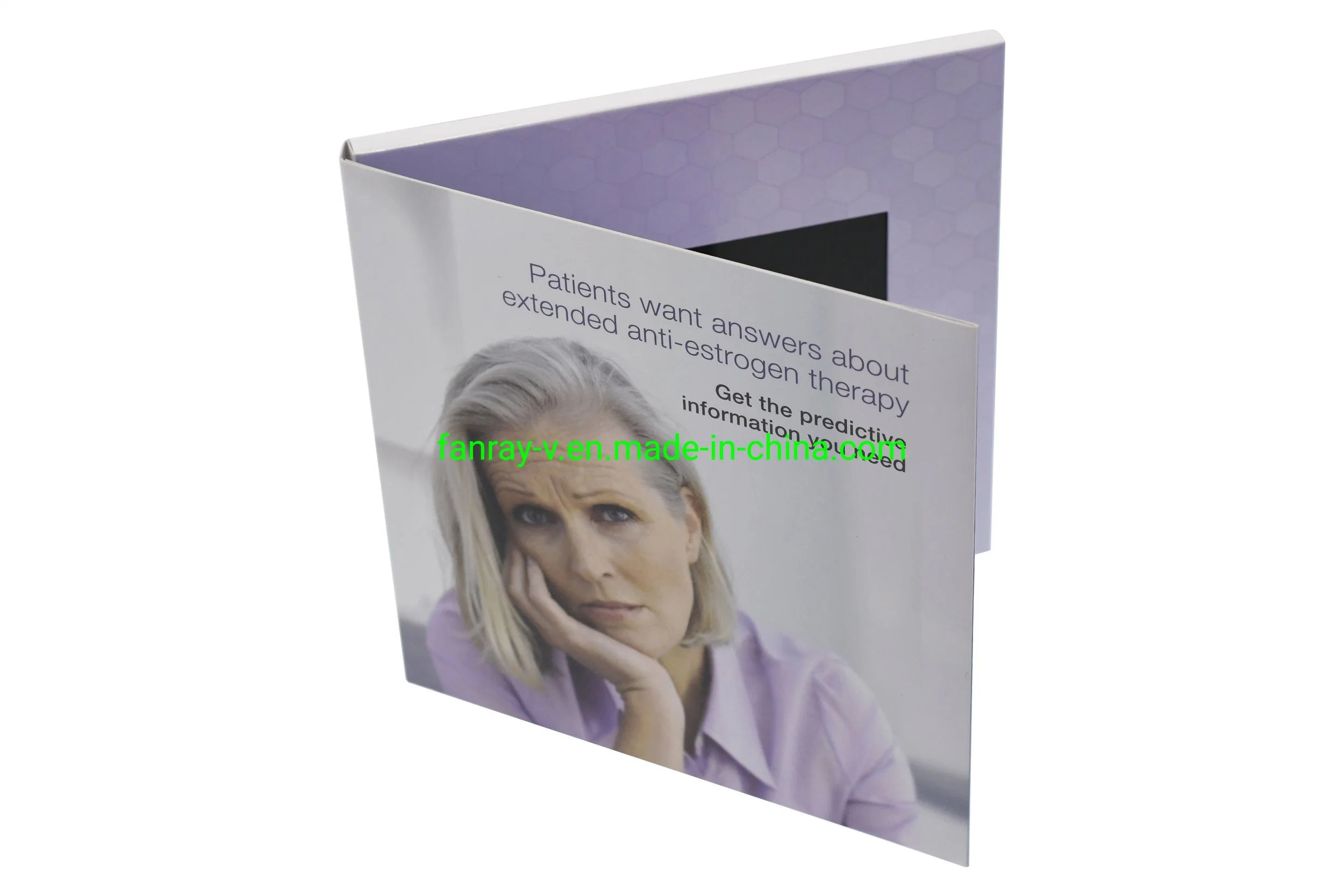 High Quality Creative 7inch LCD Video Brochure Card for Heathcare Industry