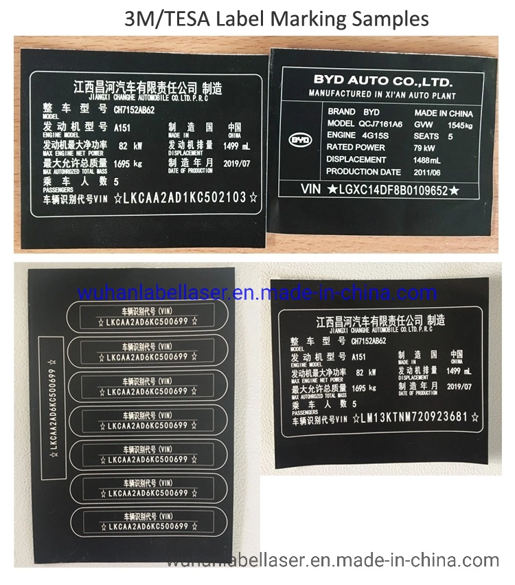 3m/Tesa Tag Paper Laser Label Marking & Cutting Machine