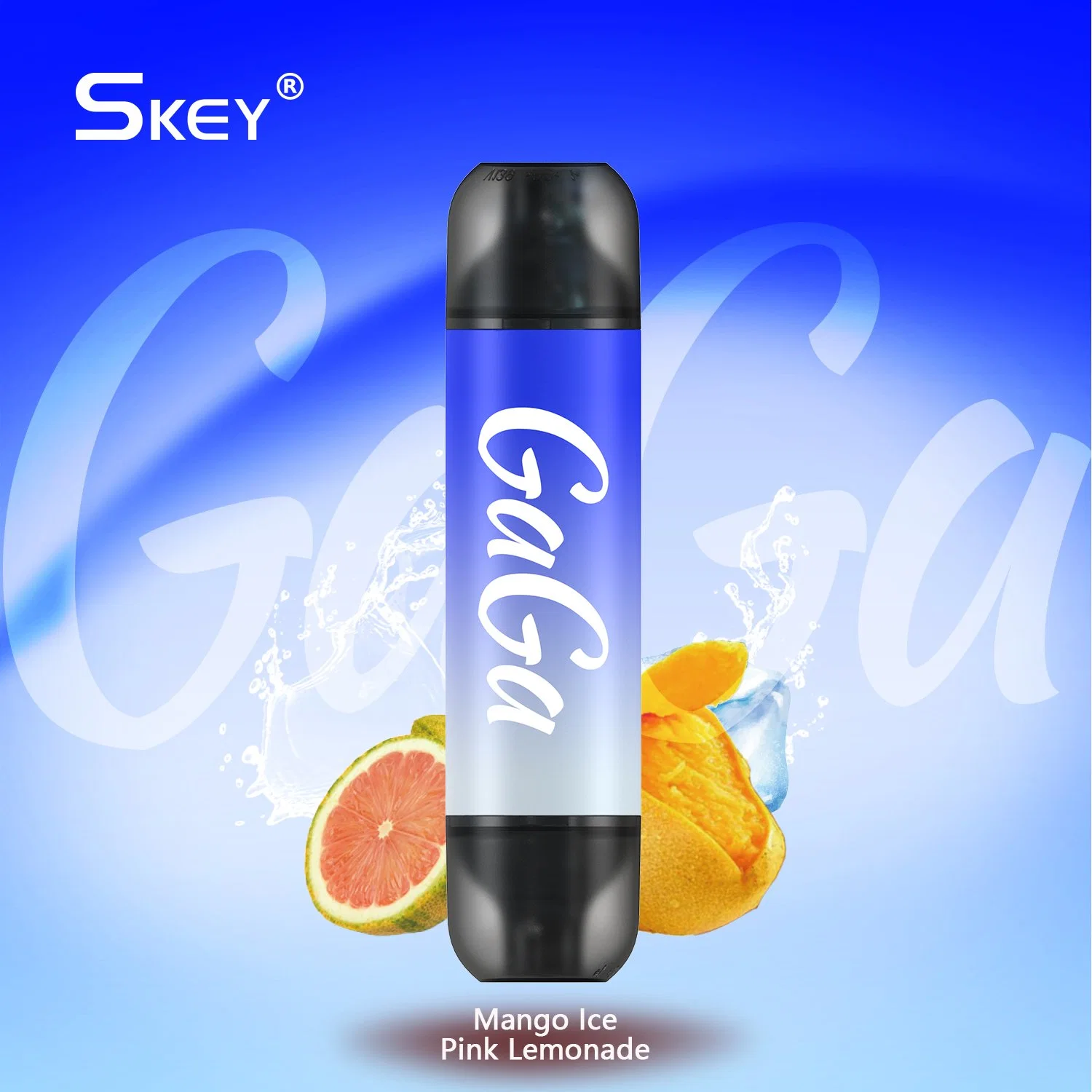 Skey Gaga Disposable/Chargeable Vape Double Flavor 7000 Puffs Mesh Coil Electric Cigarettes with OEM