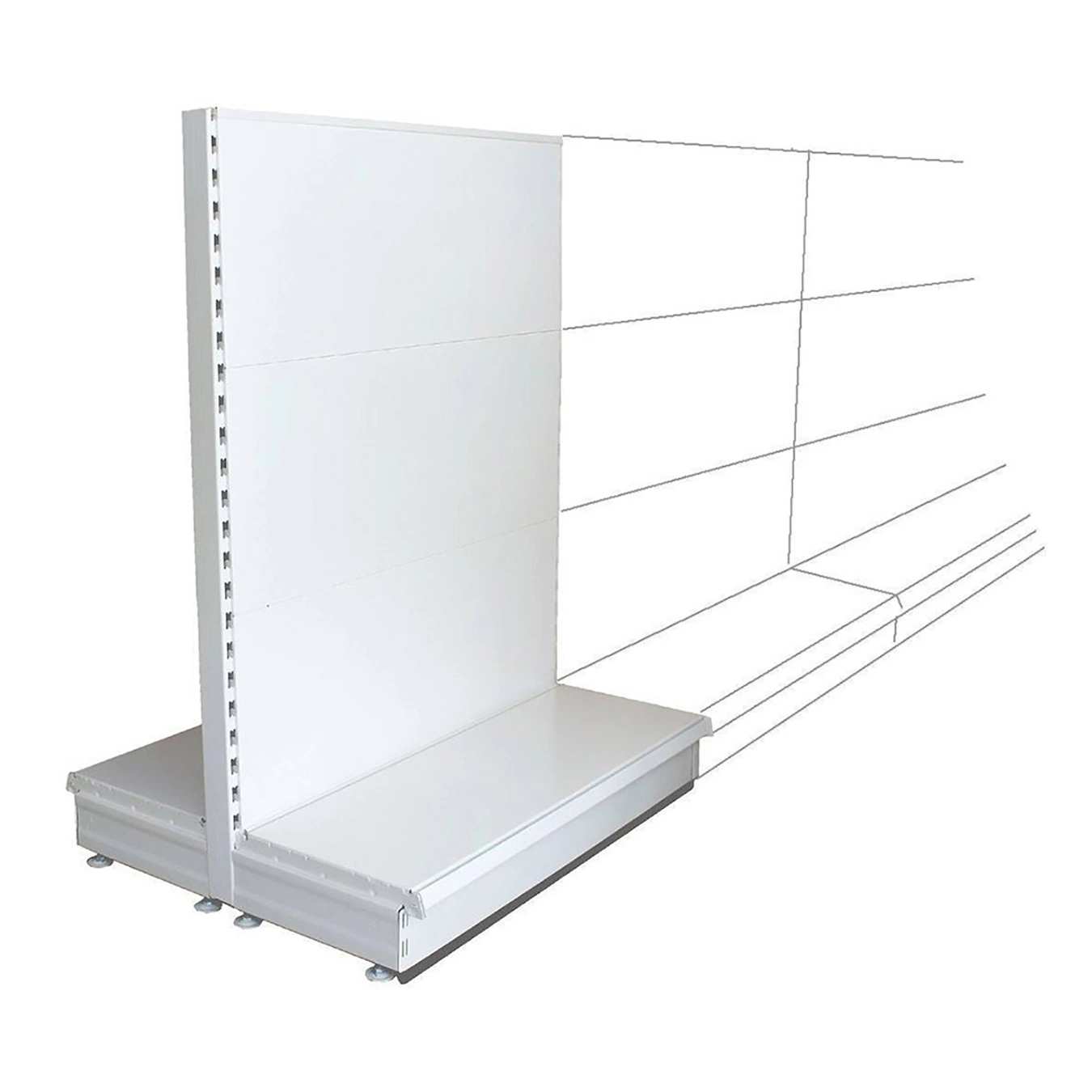 Tegometall Compatible Shelving for Retail Shelving