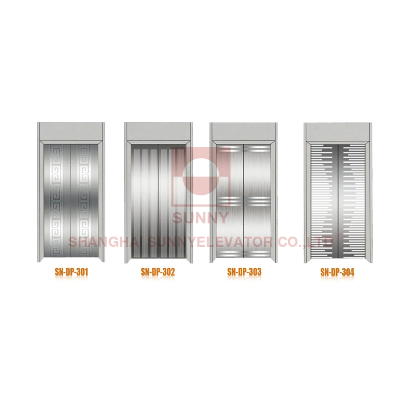 Panneau de porte en acier inoxydable gravé pour décoration de cabine d'ascenseur (SN-DP-328)