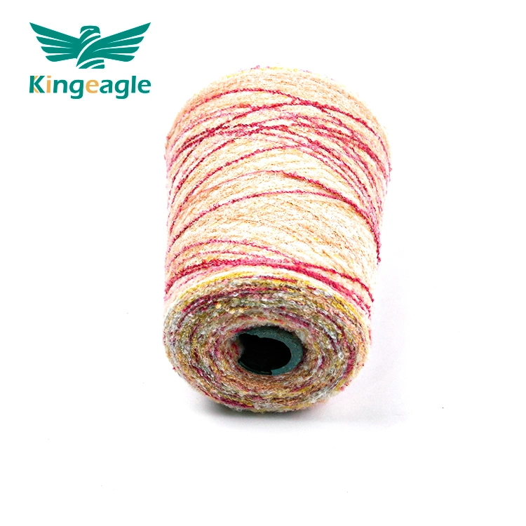 Kingeagle Doux Sensation Acrylique Fantaisie Coloré Boucle Fil à Tricoter Fabricant