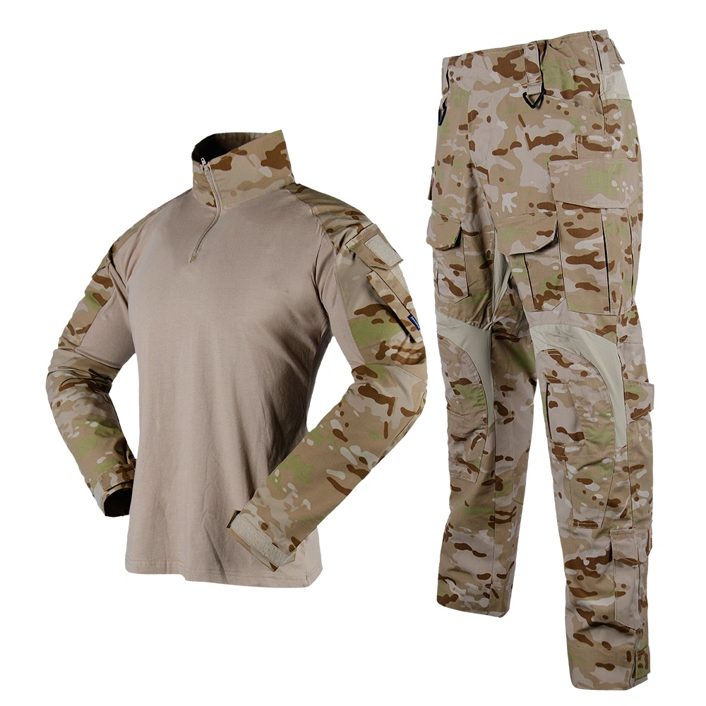 ACU Desierto Arena Color estilo militar estilo uniforme Ejército táctica Camiseta de combate