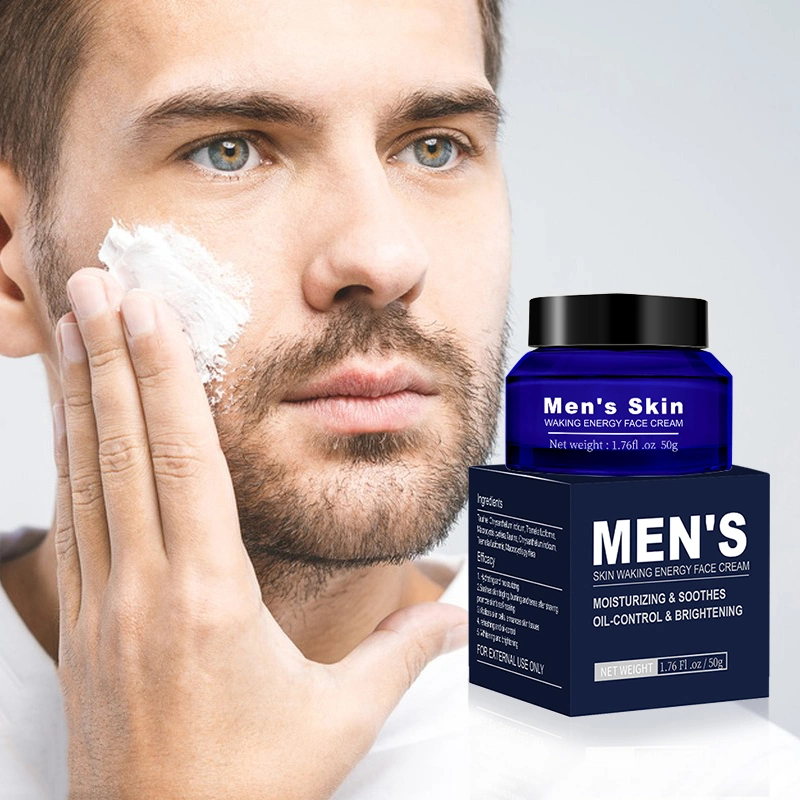 Private Label Moisturizing Brightening Men&prime; S Skin Waking Energy Face Cream