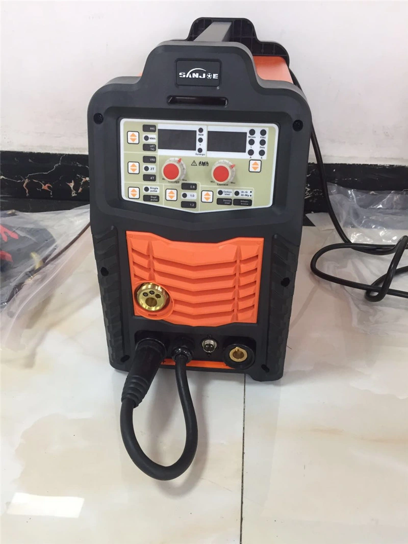 Synergic Double Pulse MIG Welder Hotsale Digital Gas Shielded Welding Machine MIG-200gd