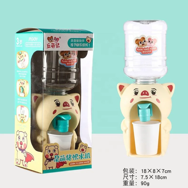 Mini Water Dispenser for Children Gift Cute Cartoon Kitchen Toy