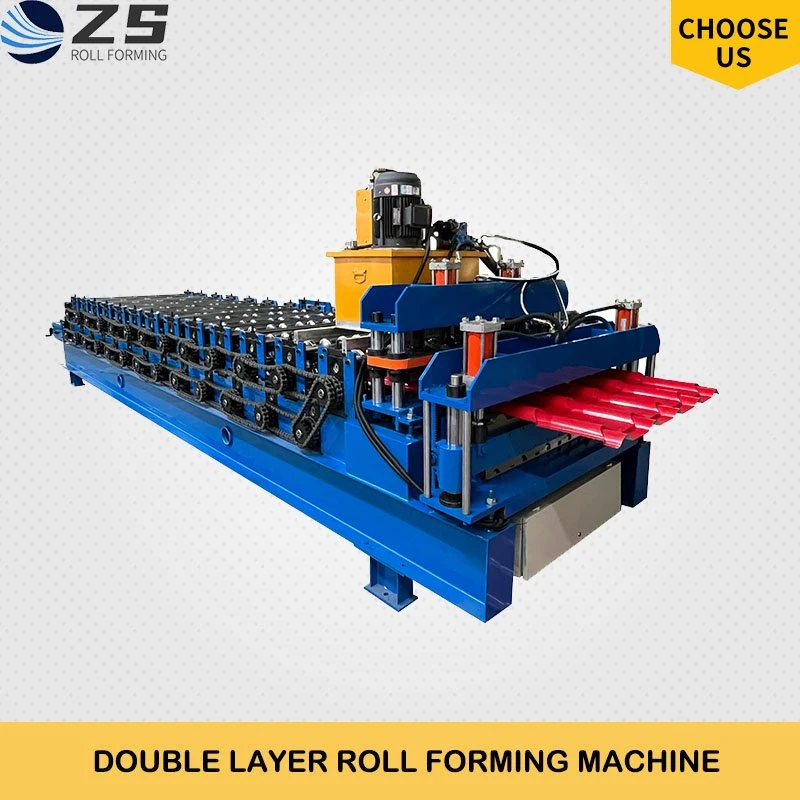 Wholesale/Supplier Ibr Tr4 Tr5 Tr6 Steel Glazed Corrugated Double Layer Building Material Making Machine