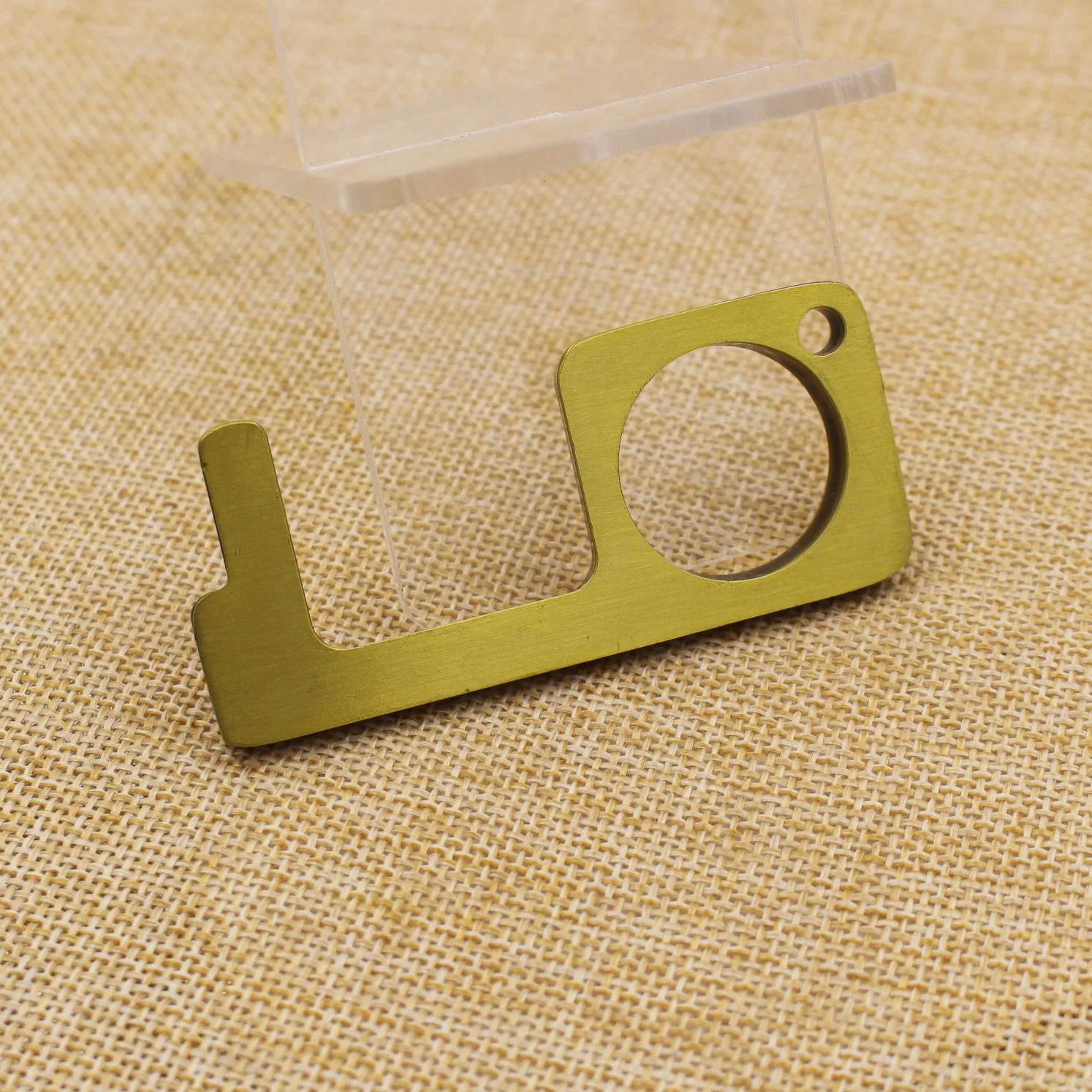 Wholesale/Supplier Custom Logo No Touch Door Opener Keychain