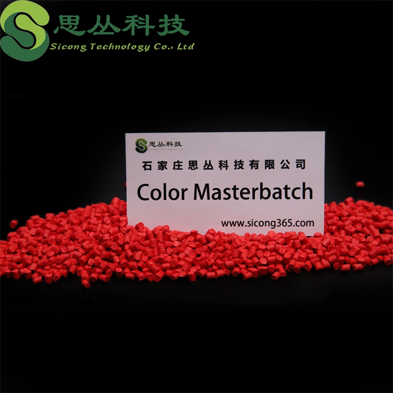 Chinese Supplier Blue/Red Color Masterbatch Pet for Pet Plastic Raw Materials Pet Color Masterbatch for Pet Plastic Raw Materials