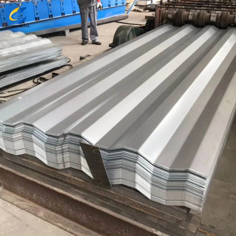 Vorlackiert Farbig Verzinkt Eisen Dachblech Preis, Zink Aluminium Gi Wellstahlblech, Günstige Metall Dachblech