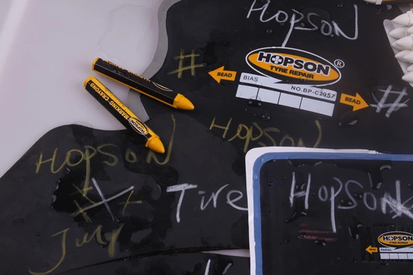 Hopson Marca de reparación de neumáticos Crayon, amarillo