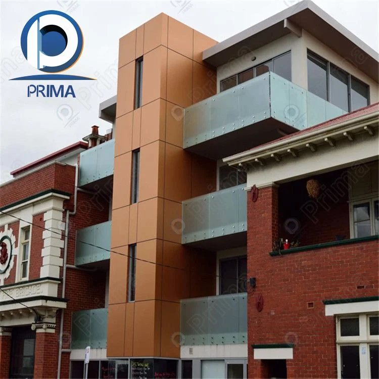 Prima Swimming Pool Raling Staircase Double Tempered Glass Standoff Glass Railings