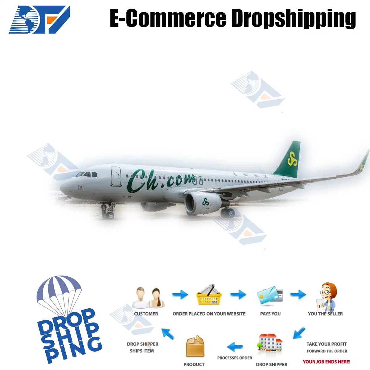 Amazon Shopee Ebay Dropshipping Agent with DHL Express Shenzhen to USA Malaysia Philippines Malta Poland