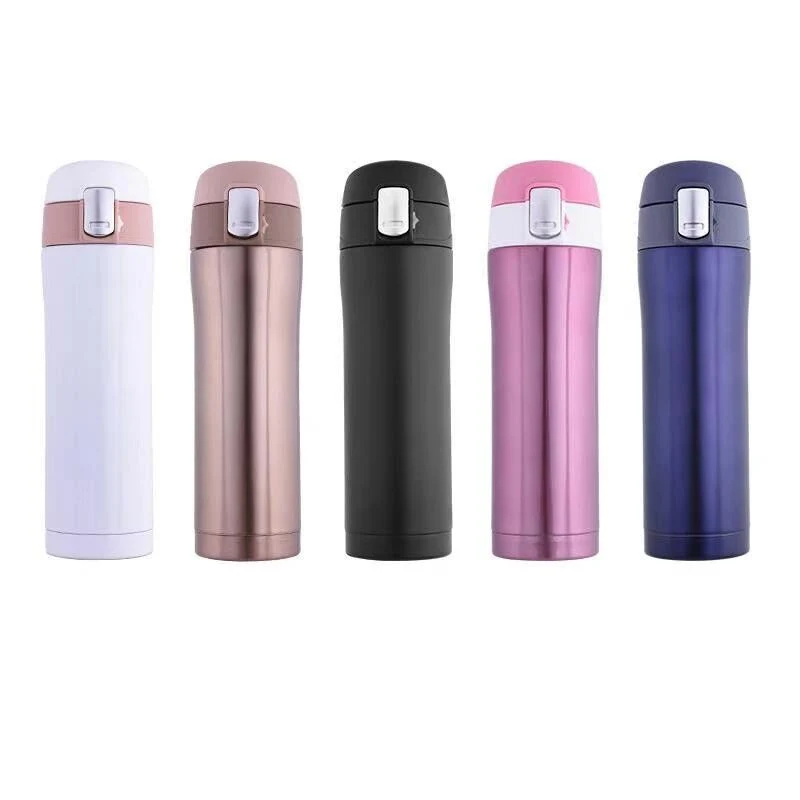 500ml Double Wall Stainless Steel Vacuum Flask with Safe Lock Cap