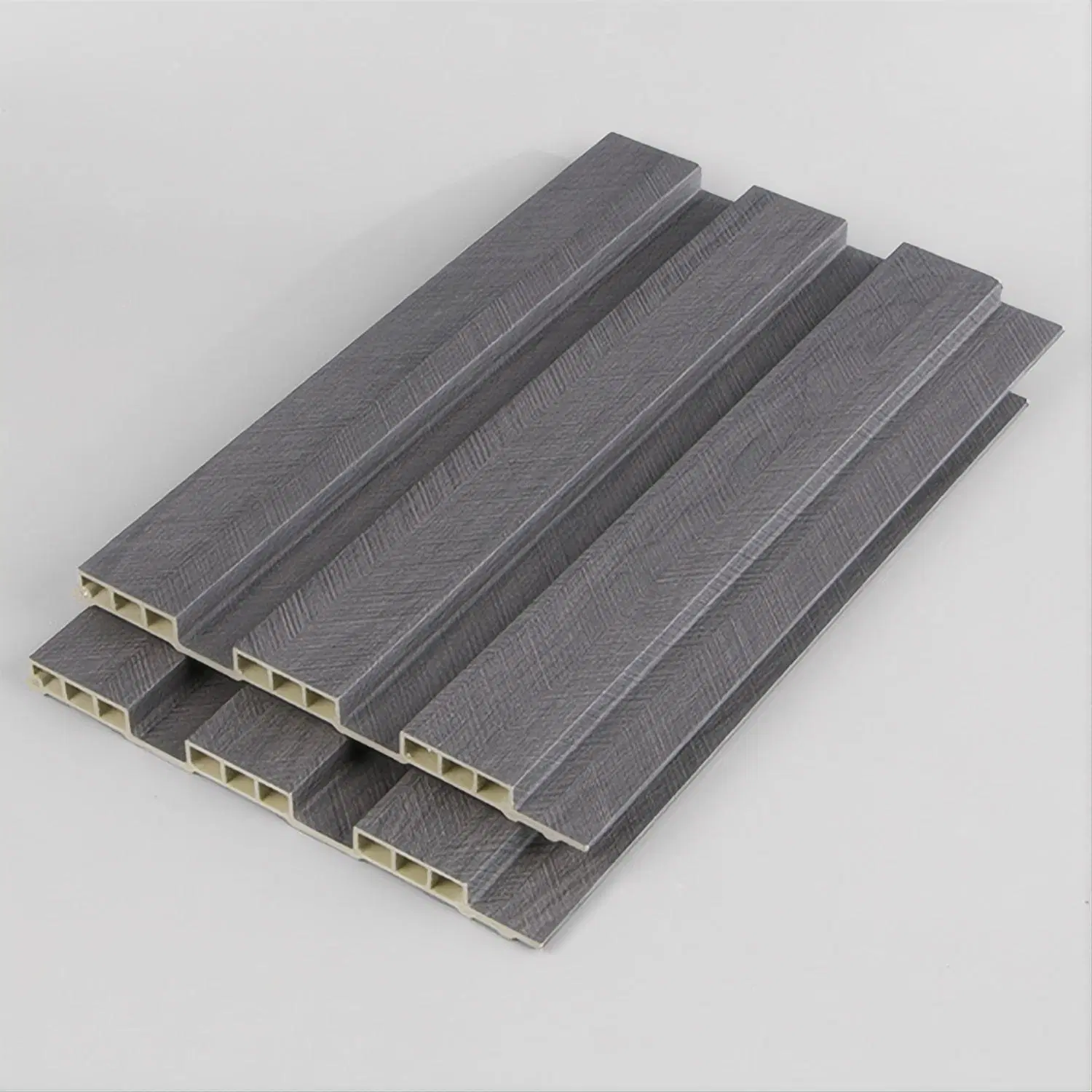 Auuan Interior Decoration Wall Panel PVC Laminated Eco-Wood Wall Slat Panel 202*12mm Great Wall Board