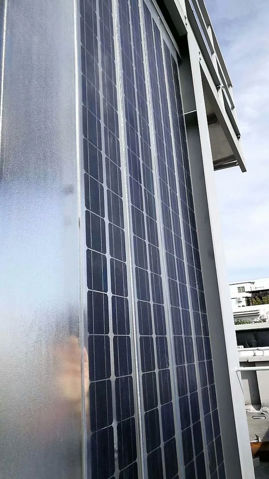 U Profile Glass Solar Module for Power Generating