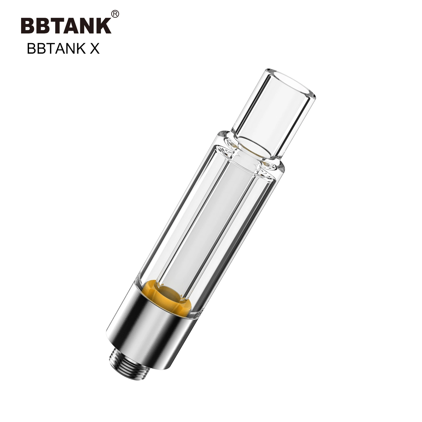 All-Glass Carts Suitable for D8 D9 Live Resin Bbtank All-Glass Cartridge Empty Atomizer Thch Thcb 1g 2g 3G