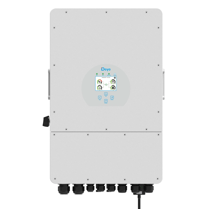 EU Stock Deye Hybrid Inverter Three Phase 50kw on-off Grid Solar Inverter High Voltage Battery